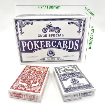 2 x Club Special No. 996 Plastic Coated Premium Playing Cards (Profesionalne, plastificirane karte, 2 špila, najkvalitetniji 996 model) - Img 6