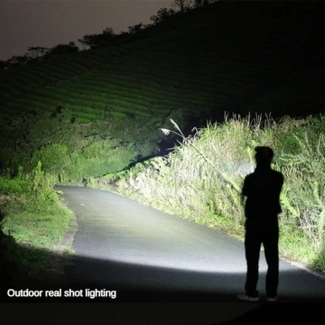 Ultra snažna LED taktička baterijska lampa sa punjivom baterijom od 1200mAh i dometom od 100m za kampovanje - Img 5