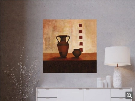 Cup 1, uramljena slika 70x70cm - Img 2