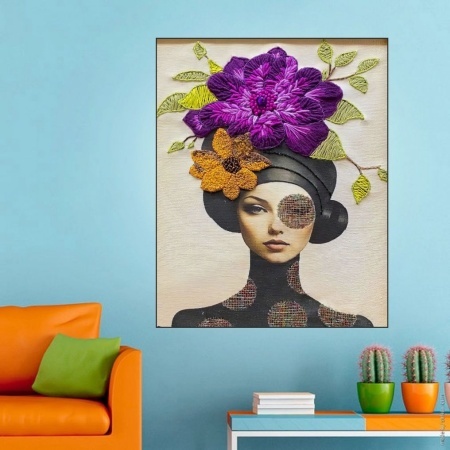 Geena, uramljena slika 40x50cm , 50x70cm i 60x80cm - Img 2