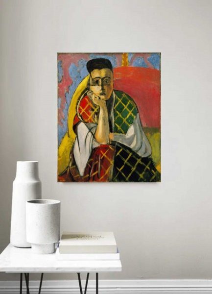 Henri Matisse, Woman with Veil 1927., uramljena slika dimenzije 40x50cm - Img 2