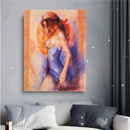 Leana, uramljena slika 60x80cm - Img 2