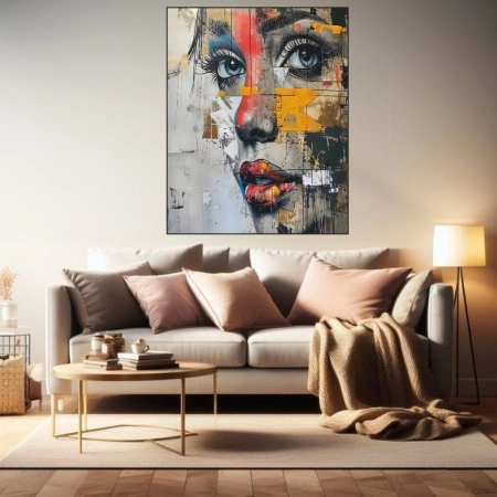 Maria, uramljena slika 40x50cm , 50x70cm i 60x90cm - Img 2
