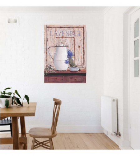 Miris lavande, uramljena slika 50x70cm - Img 2
