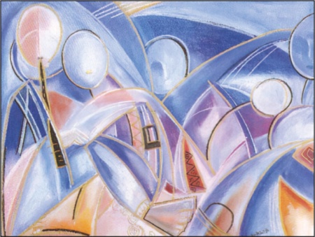 Pippets, uramljena slika 56x71cm