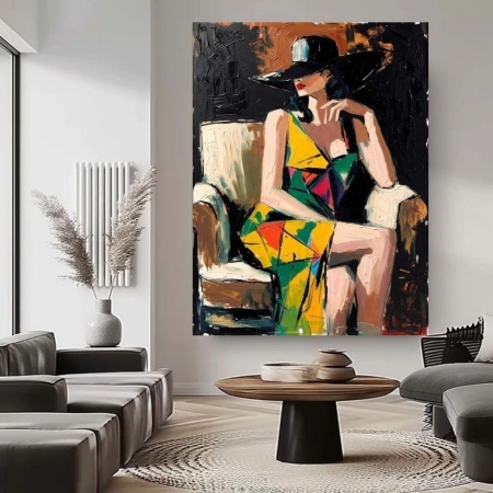 Hena, uramljena slika 40x50cm , 50x70cm i 60x80cm - Img 2