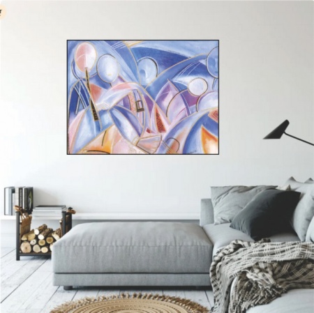 Pippets, uramljena slika 56x71cm - Img 2