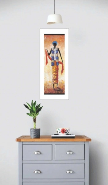 Slika N"togo, uramljena slika 30x70cm - Img 2