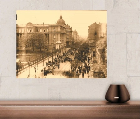Stari Beograd Spasovdan 1934., uramljena slika 30x40cm i 40x50cm - Img 2