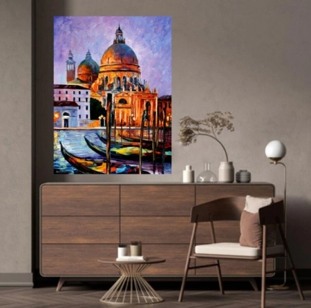 Venecija Italy, uramljena slika 30x40cm i 40x50cm - Img 2