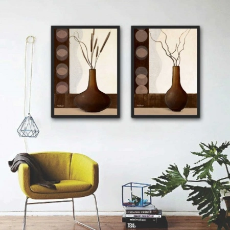 Autumn light, komplet od dve uramljene slike 50x70cm - Img 2