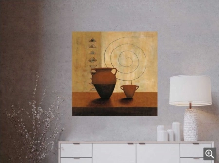 Cup 2, uramljena slika 70x70cm - Img 2