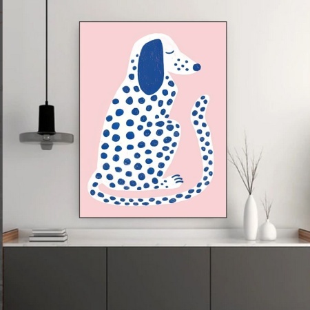 Dalmatinac, uramljena slika 40x50cm , 50x70cm i 60x80cm - Img 2