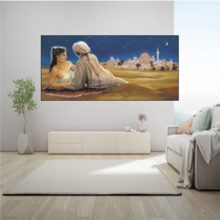 Desert love 2, uramljena slika 30x70cm - Img 2