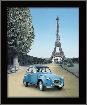 Eiffel tower, framed picture