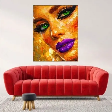 Lea, uramljena slika 40x50cm , 50x70cm i 60x80cm - Img 2