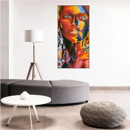 Leonie, uramljena slika 50x100cm - Img 3