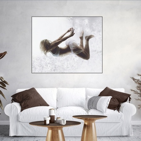 Nia balerina, , uramljena slika 40x50cm, 50x70cm i 60x90cm - Img 2