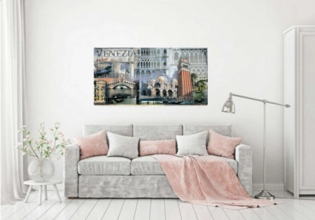 Venezia, uramljena slika 30x70cm i 50x100cm - Img 2