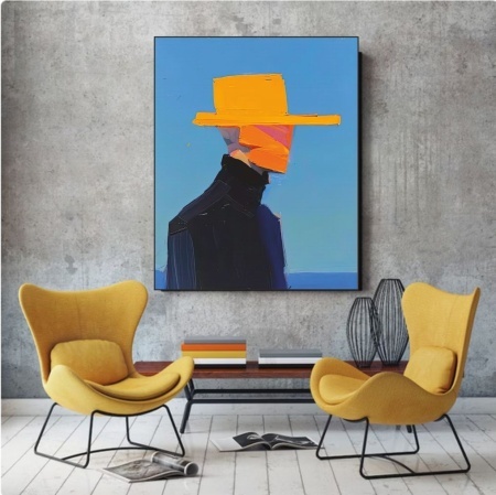 Ziko, uramljena slika 40x50cm , 50x70cm i 60x90cm - Img 2