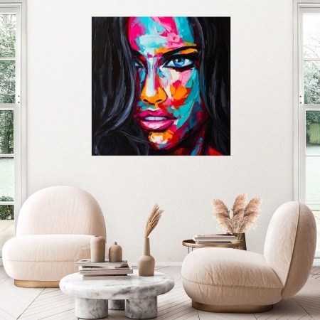 Ziri , uramljena slika 50x50cm - Img 2