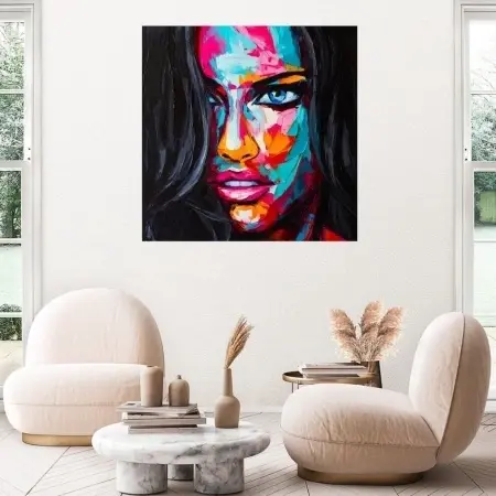 Ziri , uramljena slika 50x50cm - Img 2