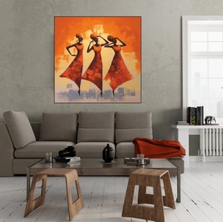 Aswary, uramljena slika 50x50cm - Img 2