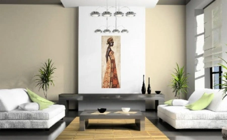 Chinue, uramljena slika dimenzije 30x70cm i 35x100 cm - Img 2