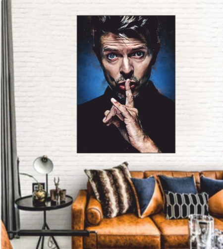 David Bowie, uramljena slika 40x50cm, 50x70cm i 60x90cm - Img 2