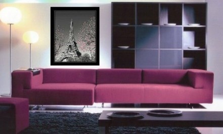Eiffel tower, framed picture - Img 2