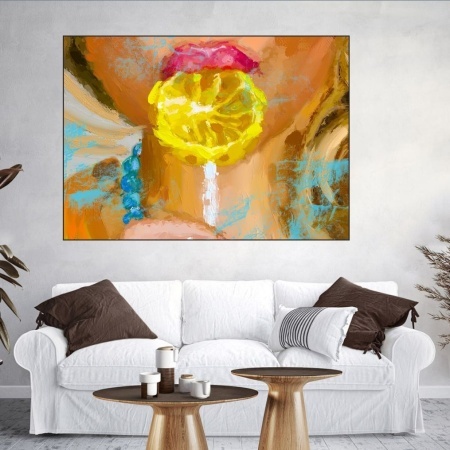 Limun, uramljena slika 40x50cm , 50x70cm i 60x80cm - Img 2
