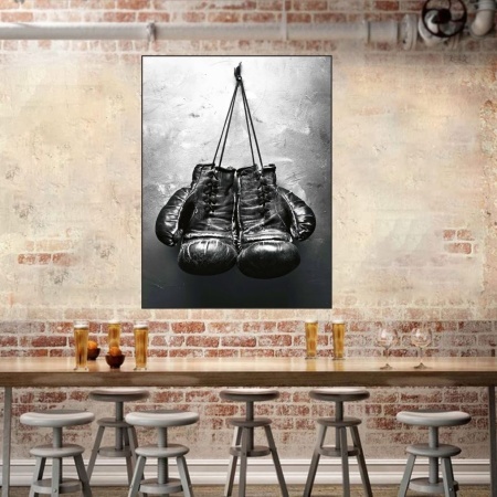 Boks rukavice, uramljena slika 40x50cm , 50x70cm i 60x80cm - Img 2