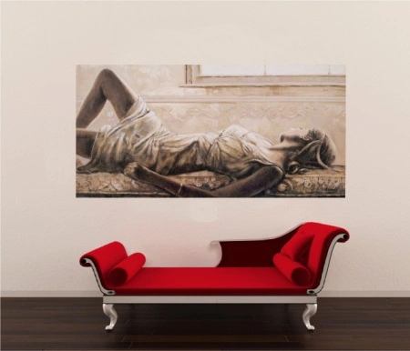 Diana , uramljena slika 50x100cm - Img 2