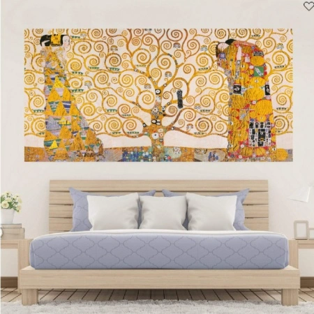 Il fregio di Stoclet -G. Klimt 1909., uramljena slika 50x100cm - Img 2