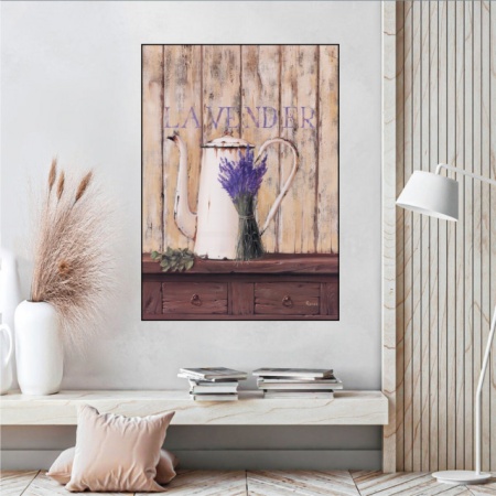 Lavander flowers, framed picture - Img 2