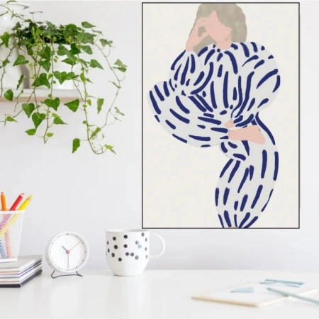 Lotte, uramljena slika 40x50cm i 50x70cm - Img 2