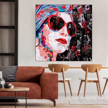 Martha, uramljena slika dimenzije 50x50cm i 70x70cm - Img 2