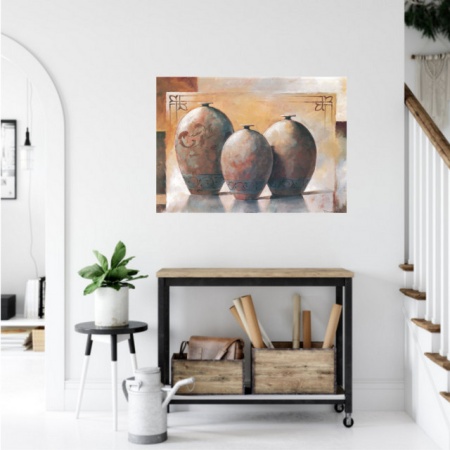 Antički ćupovi 2, uramljena slika 50x70cm - Img 2