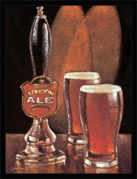 Beer, uramljena slika 30x40cm - Img 2
