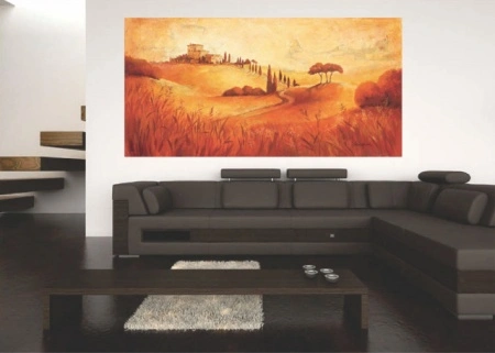 Castellina - Zamak, uramljena slika 50x100cm - Img 2