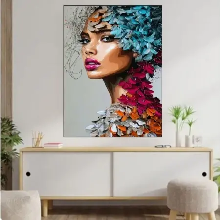 Dea, uramljena slika 40x50cm , 50x70cm i 60x80cm - Img 2