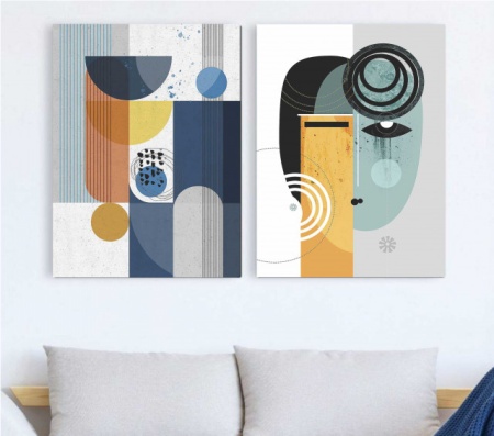 Dides, dve uramljene slike 30x40cm ,40x50cm i 50X70cm - Img 2