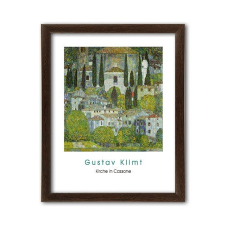 Kirche in Cassone, Gustav Klimt, uramljena slika 40x50cm