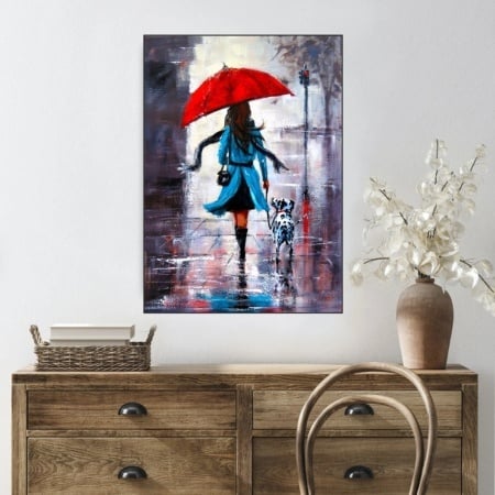 Mara, uramljena slika 40x50cm , 50x70cm i 60x80cm - Img 2