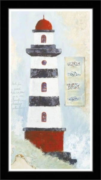 Red white lighthouses, picture - Img 3