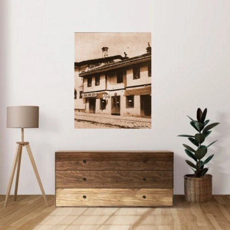 stari Beograd kafana ? 1892., uramljena slika 30x40cm i 40x50 cm - Img 2