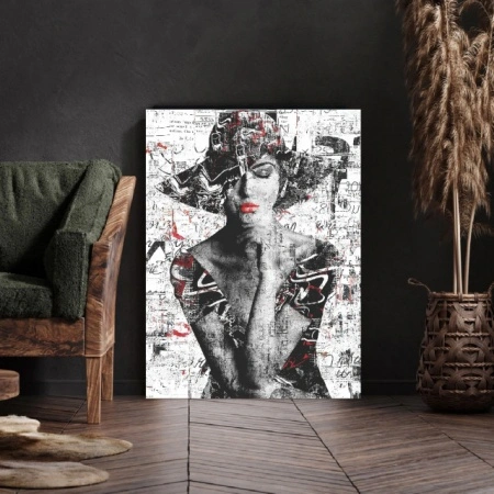 Brigitta, uramljena slika 40x50cm - Img 2