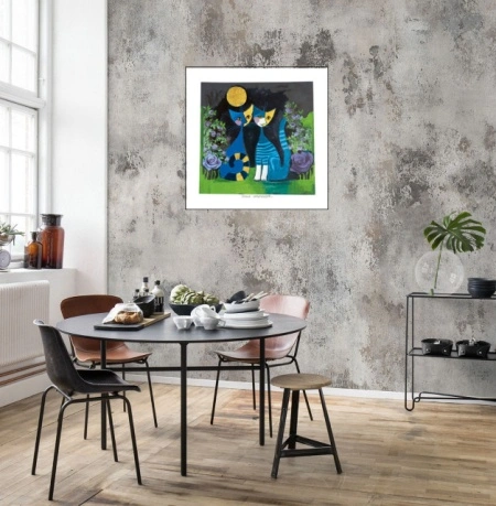 Cats 1, uramljena slika 50x50cm - Img 2