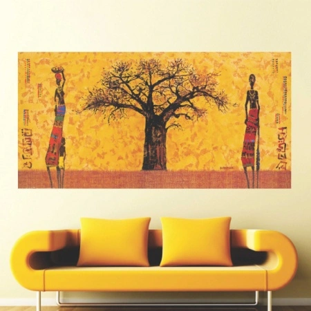 Baobab, uramljena slika 50 x 100 cm - Img 2