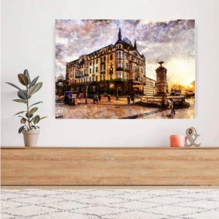 Hotel Moskva, uramljena slika 50x70cm - Img 2